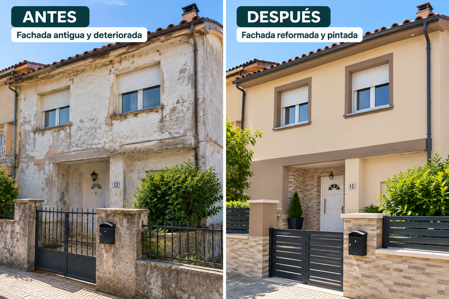 Reforma de fachada en Castro-Urdiales